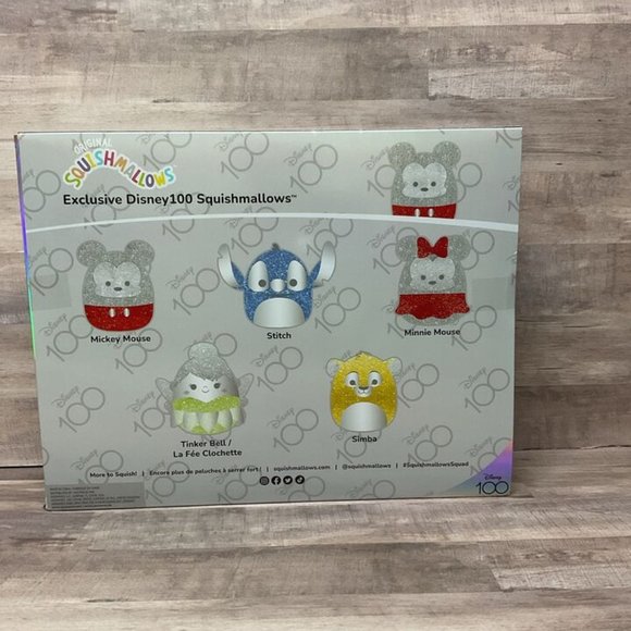 Disney 100~Squishmallow Limited Edition 5pk Collectors Set~*Sealed NIB* - Picture 4 of 5